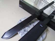 Walther Machtac 3 Machete Sword Naginata Black Chopper Knife Fixed Blade 30" OA
