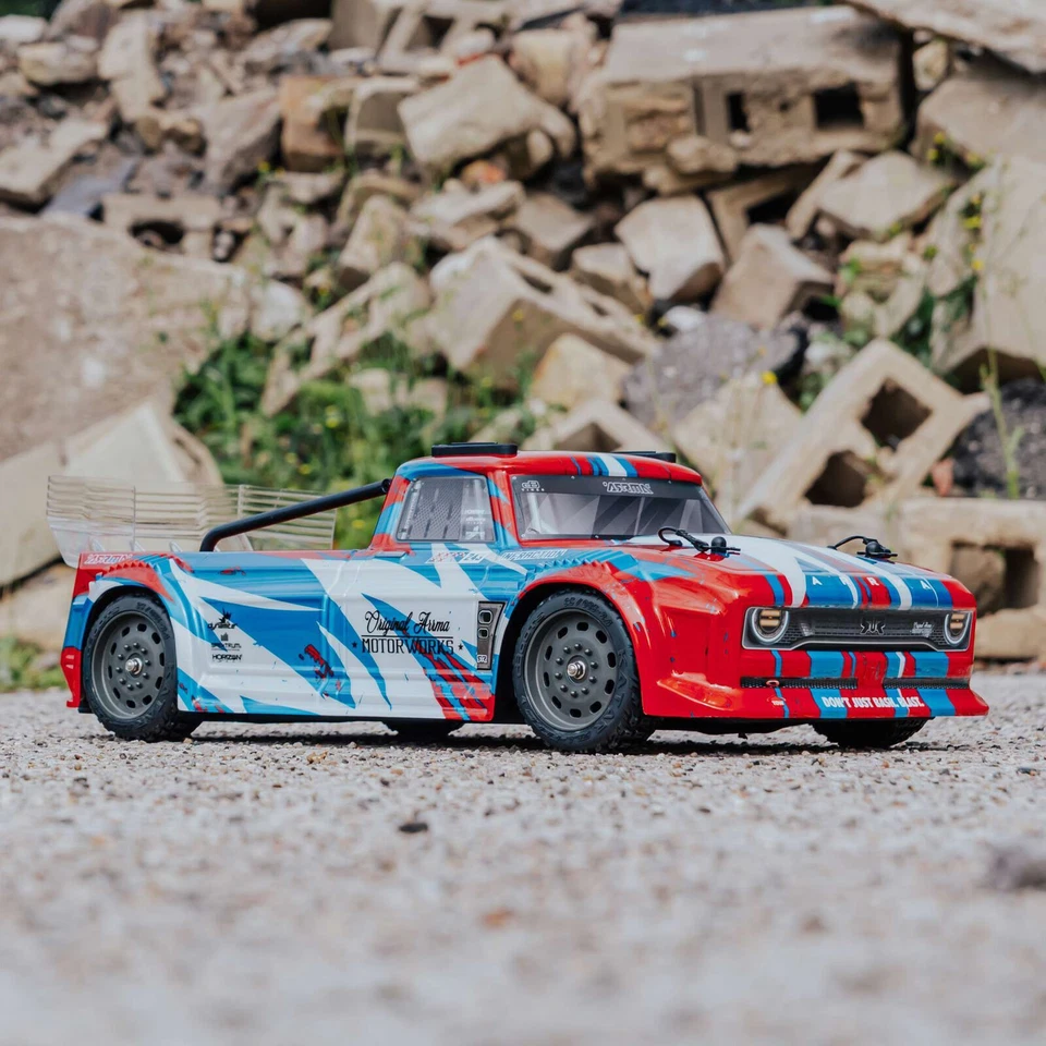 Arrma - Infraction 4x4 Mega Resto Mod Truck rot/blau - 1:8 - Bild 2 von 4