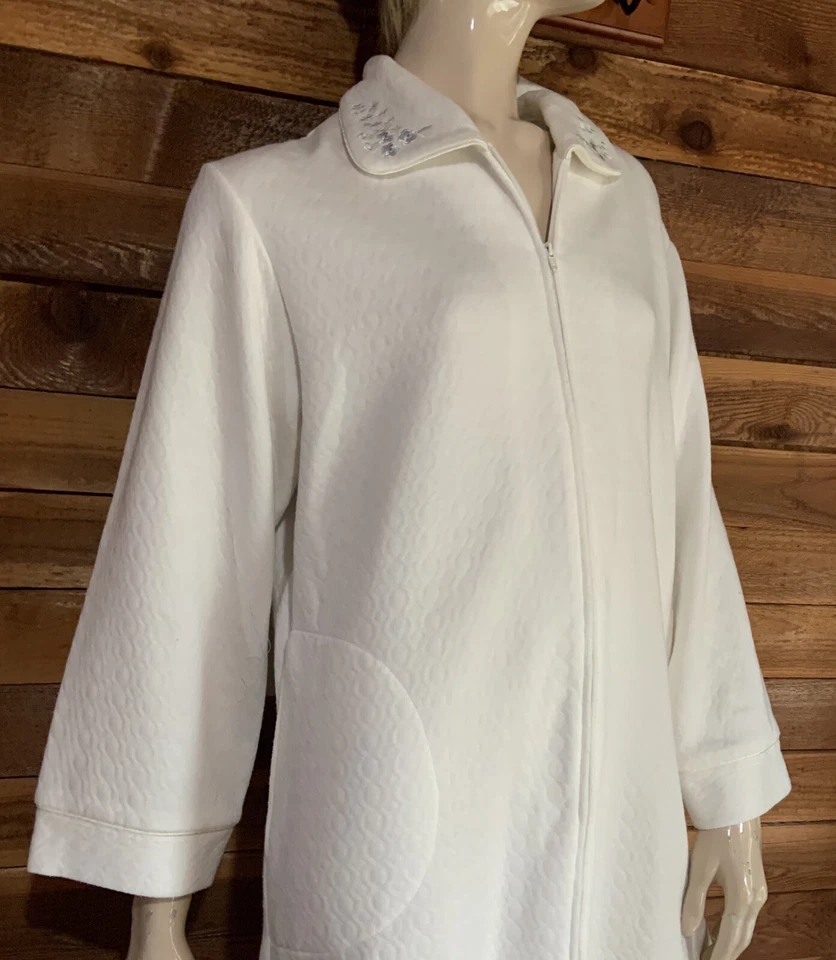 BATA MISS ELAINE BLANCA TALLA PEQUEÑA con ribete AZUL #H04 Foto 3 de 4