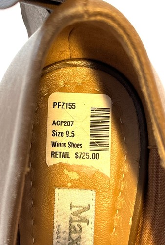 Décolleté Max Mara in pelle marrone con coda a volant, taglia 9,5 (US) 39,5 (EU) $725 - Foto 11 di 12