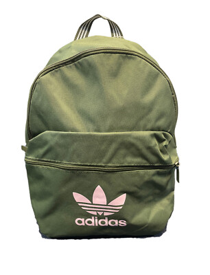 Mens Womens ADIDAS ORIGINALS ADICOLOR BACKPACK Bag Olive Green