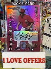 2002 DONRUSS CHONE FIGGINS ROOKIE AUTOGRAPH RARE 474/500 HOLO FOIL STORE CRUSADE