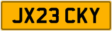 JACK JACKY JACKE JAC JAK JAX PRIVATE REGISTRATION NEW CAR NUMBER PLATE JX23 CKY