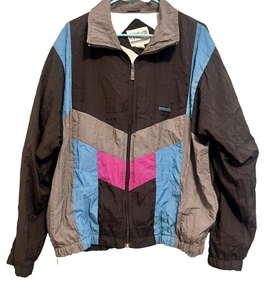 Vintage WINDBREAKER Brand Nylon Jacket - XL  - 90s Activewear Outdoor Gym NICE