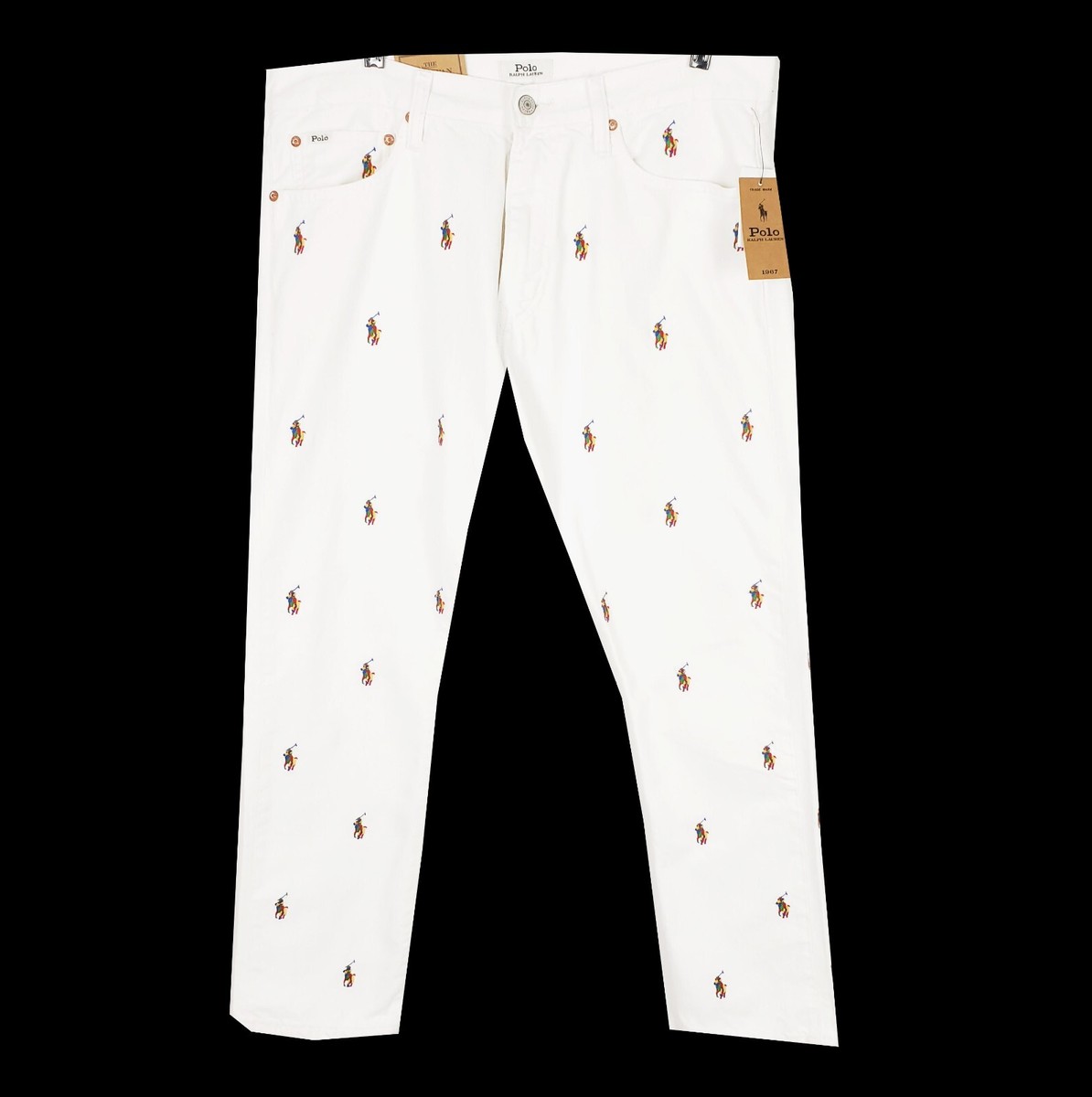 POLO RALPH LAUREN ホワイトスラックス 33/34 楽天市場】ホワイト パンツ（ブランドラルフローレン）（メンズ