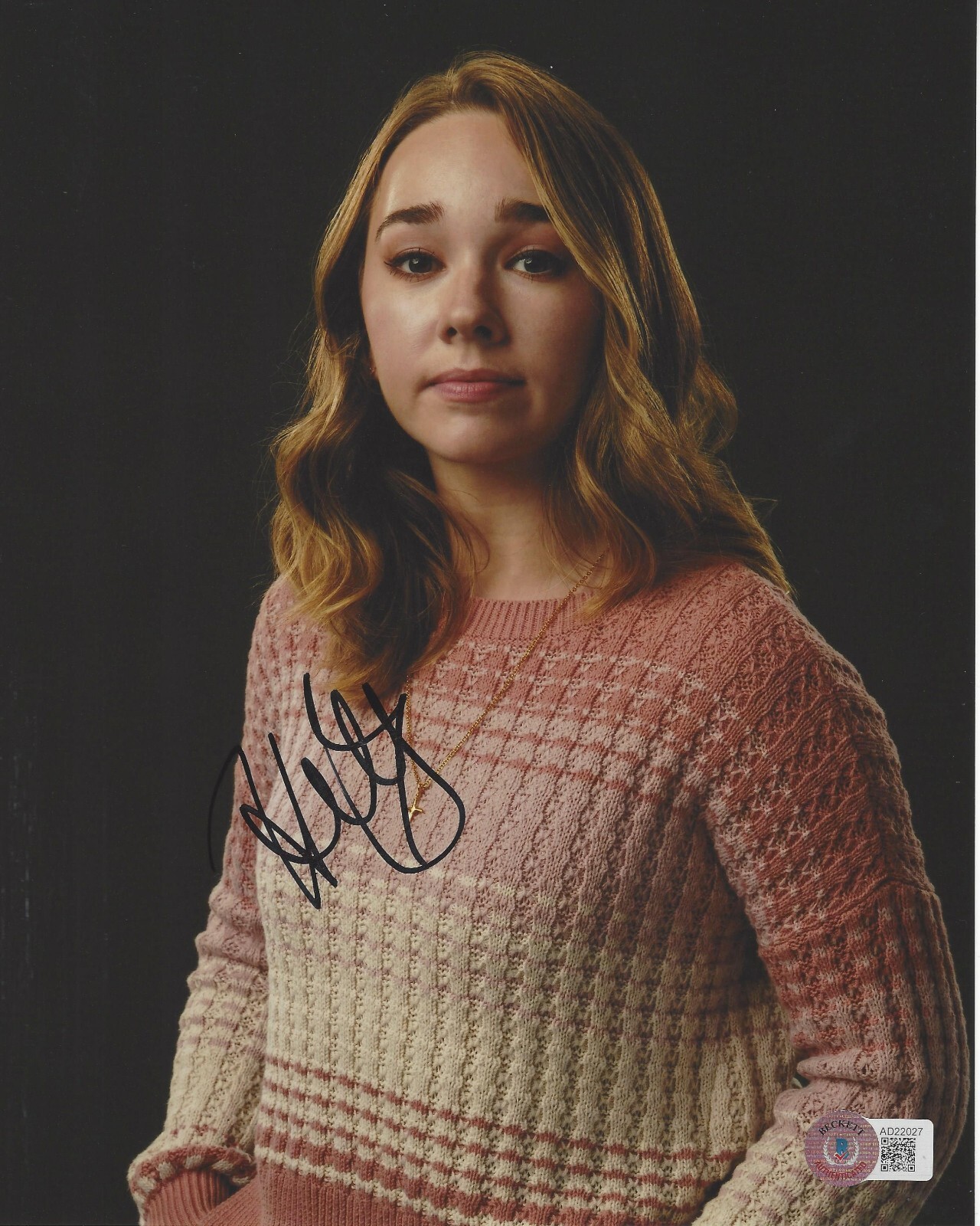 HOLLY TAYLOR SIGNED 'THE AMERICANS' 8x10 PHOTO 4 TV SHOW ACTRESS BECKETT BAS COA