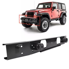 For Jeep Wrangler JK 07-18 Front Bumper Bracket Reinforcement Support Impact Bar