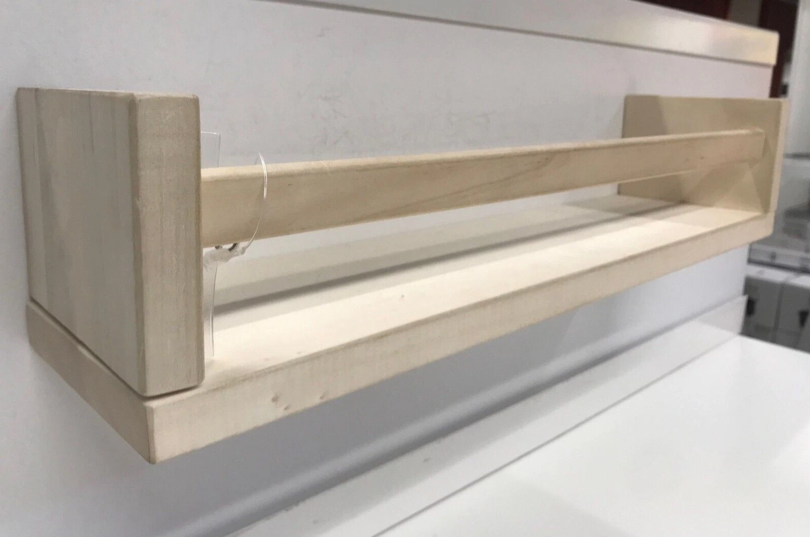 2 X IKEA BEKVAM WOODEN SPICE JAR RACK Wall Mounted Storage Shelf
Opens in a new window or tab