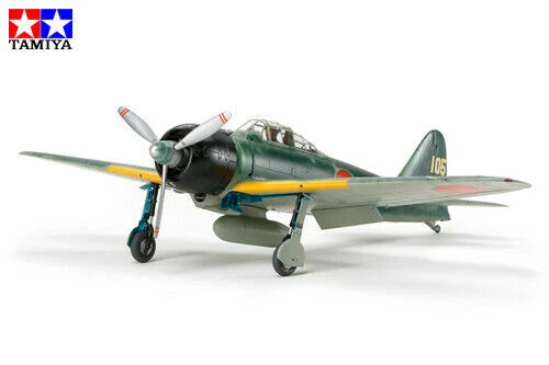 Tamiya 61108 Mitsubishi A6M3/3a Zero Fighter (ZEKE) Kit Montaggio 1/48 - Immagine 2 di 4