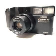 Tested,Exc5 Kyocera YASHICA ZOOMTEC 80 Black Point Shoot 35mm S/No C2110650