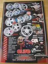 ELITE WHEELS REIFEN AUSPUFF FAHRWERK AUTOTEILE 1998 ADVERTISING A4 GRÖßE DATEI X