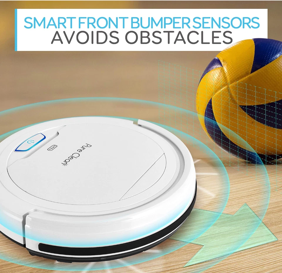 Pyle Smart Vacuum Cleaner Pure Clean Robot Vacuum Cleaner  PUCRC25_0,  White - Image 4 of 4