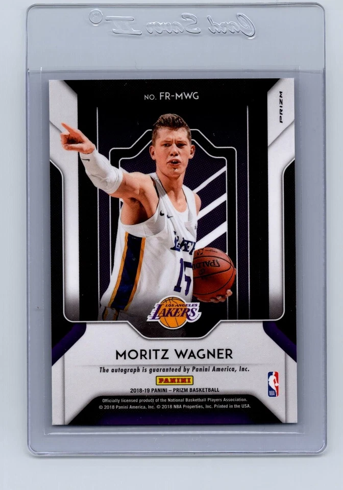 2018-19 Panini Prizm Moritz Wagner Auto #FR-MWG Rookie Fast Break Autograph RC - Image 2 of 2