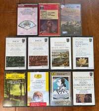 Lot of 11 1980s Classical Philips DG London Piano  Chamber Music Cassettes