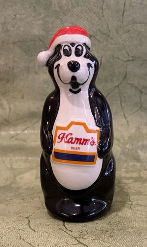 Wade Hamm's Beer 1995 Christmas Black Bear Figurine Figure