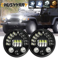 Newest 7 Round Led Headlight Hi-lo For Jeep Wrangler Jk Lj Tj For Chevy C10 C20 Newest 7 Round Led Headlight Hi-lo For Jeep Wrangler Jk Lj Tj For Chevy C10 C20
