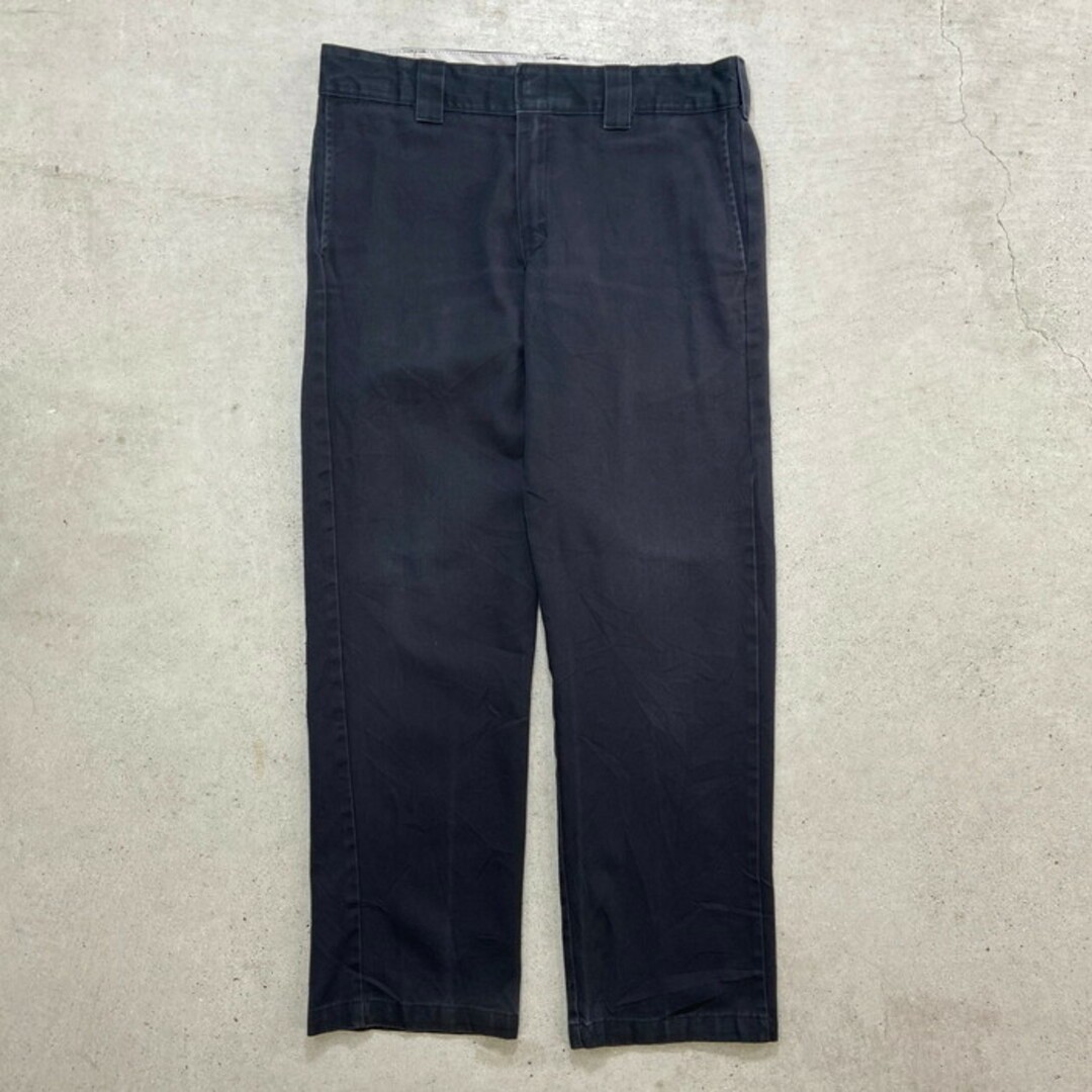 Dickies Slim Straight Work Pants Mens W34 Used CAVE-0