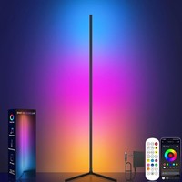 Stehlampe Rgb Led Dimmbar 65W Mit Fernbedienung App-Steuerung FüR Wohnzimmer