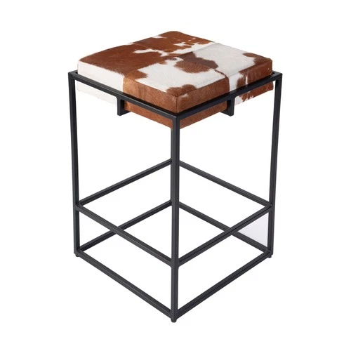Butler Specialty Company Stinson 26.5" Seat Height Leather Counter Stool-Brown - Picture 3 of 5