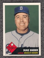 1995 TOPPS BROOKLYN DODGERS ARCHIVES 1953 HALL OF FAME DUKE SNIDER PACK FRESH MT