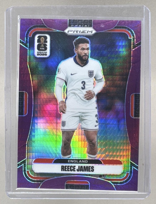 Reece James 2026 Panini Prizm World Cup #103 Purple Hyper /299