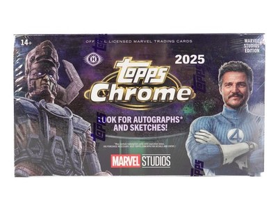 2024/25 TOPPS MARVEL STUDIOS CHROME HOBBY BOX