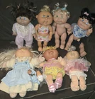 Vintage Lot Of Cabbage Patch Kids Dolls Mixed Years 1988, 1996, 2004, 2007, 2014