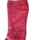 New Fuchsia Pink Silver Flip Sequin Mermaid Christmas Stocking  — photo 3
