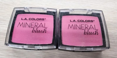 L.A. COLORS Mineral Blush ''Tickled Pink'' CMB873 0.15 Oz Lot Of 2 New Sealed
