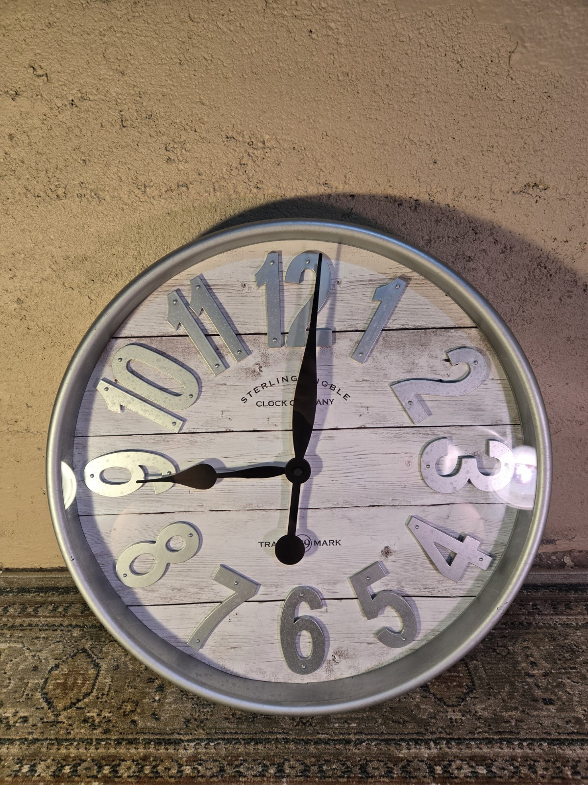 Better Homes & Gardens Indoor 20" Farmhouse Analog Wall Clock