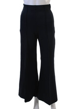 Quince Womens Dress Pants Black Rayon Nylon Spandex Size XS