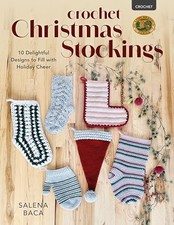 Crochet Christmas Stockings: 10 Deligh..., Baca, Salena