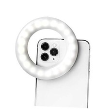 Selfie One - Rechargeable Ring Light Clip-on for iPhone, Android, Tablet, and