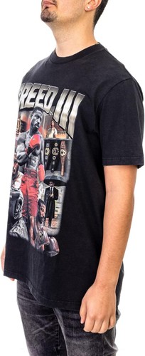 Shoe Palace Men's Adonis Collage Short Sleeve in Washed Black ZISE Medium New - Picture 2 of 5