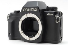 MINT All Works Contax Aria 35mm SLR Film Camera Black Body From JAPAN