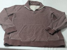 Taylor Stitch Organic Cotton Quarter Zip Pull Over Sweater Mens 46 XL Farm Cozy