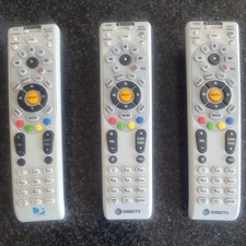 Universal DirecTV RC65RX 1 RC66RX 2 IR/RF Remote Control Lot of 3