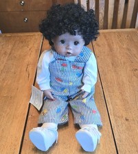 VTG 1988 Kopy Kats & Original Dolls Bright Eyes Boy 20" Hand Made By K. Johnson