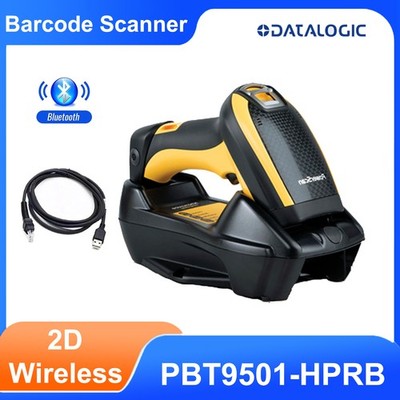 Datalogic PBT9501-HPRB 2D Bluetooth USB  Barcode Scanner with Cable&Base&Battery