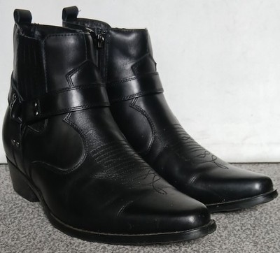 HERREN CALTO 3,3'' ELEVATOR WESTERN STIL STIEFELETTEN. Größe UK 7