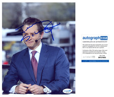 Jeremy Schaap 'ESPN Broadcaster' Signed 8x10 Photo ACOA E:60 Outside The Lines