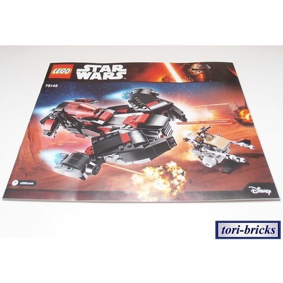 Lego Star Wars Bauanleitung zum Eclipse Fighter »NEU« aus 75145