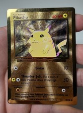 Carta Pokémon TCG Celebrazioni Pikachu Metallo Dorato 58/102 LP/MP