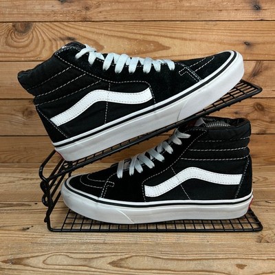Vans Turnschuhe Damengröße UK 5 Old School schwarz weiß Skater Surfer hohe Schuhe OTW
