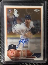 2023 Topps Chrome Garrett Hill #RA-GH Auto RC Rookie Detroit Tigers