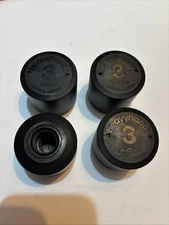 Set of 4 AMF HEAVY HANDS 3LB WEIGHT lot VINTAGE 3 lbs Pounds Weights Four