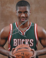 Damien Inglis Signed 8x10 Photo Auto Milwaukee Bucks France NBA Autograph COA
