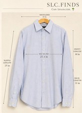 Banana Republic Non-Iron Tailored Slim Fit Men's Medium Dress Shirt