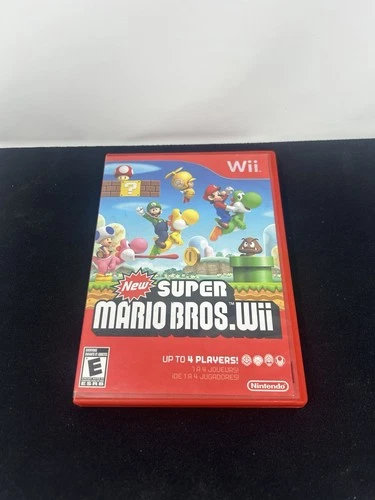 New Super Mario Bros. Wii (Nintendo Wii, 2009) Complete W/ Manual