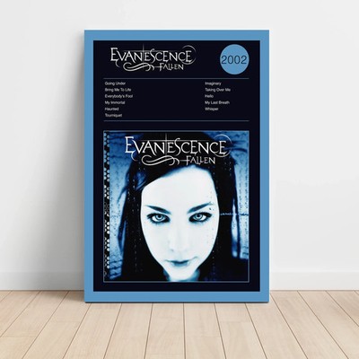Evanescence   Fallen Fine Art Album Poster